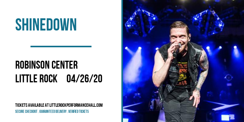 Shinedown at Robinson Center tickets Shinedown at Robinson Center