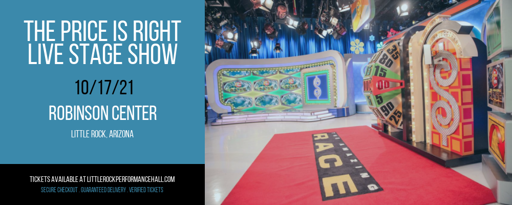 The Price Is Right - Live Stage Show at Robinson Center tickets The Price Is Right - Live Stage Show at Robinson Center