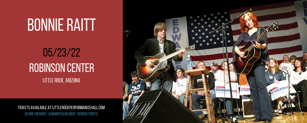Bonnie Raitt at Robinson Center tickets Bonnie Raitt at Robinson Center