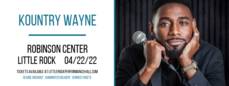 Kountry Wayne at Robinson Center tickets Kountry Wayne at Robinson Center