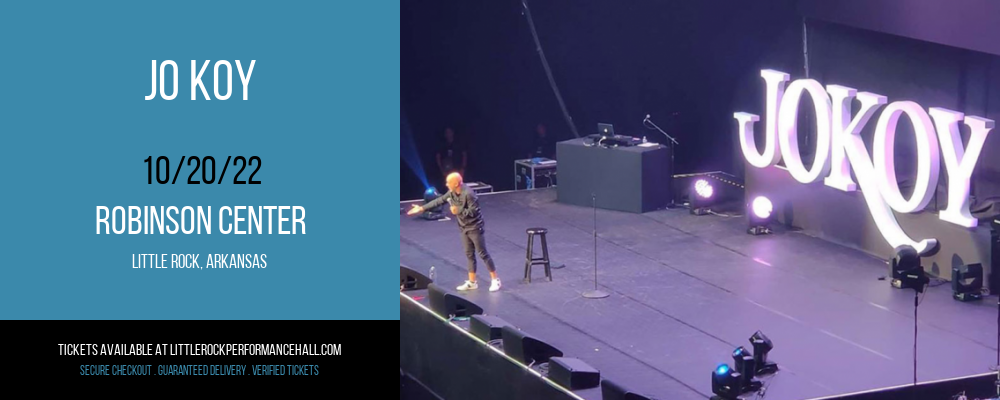 Jo Koy at Robinson Center tickets Jo Koy at Robinson Center