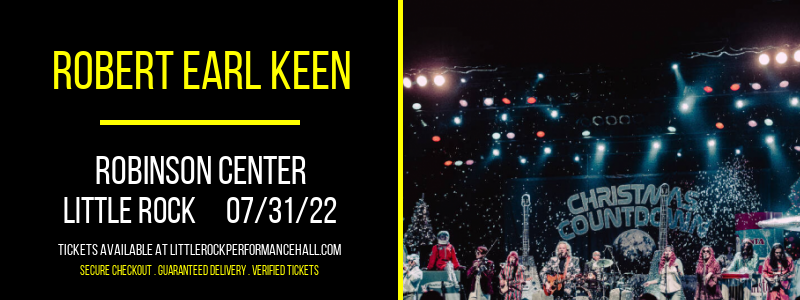 Robert Earl Keen at Robinson Center tickets Robert Earl Keen at Robinson Center
