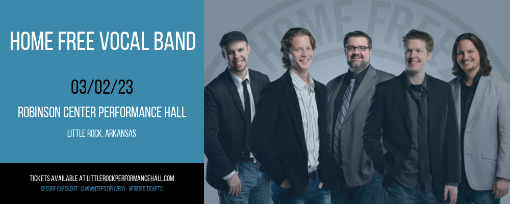 Home Free Vocal Band at Robinson Center tickets Home Free Vocal Band at Robinson Center