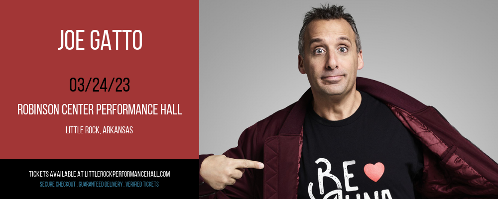 Joe Gatto at Robinson Center