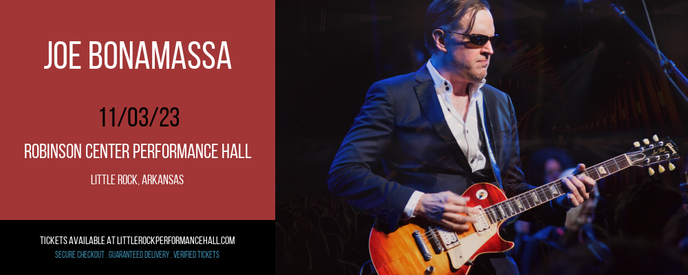 Joe Bonamassa at Robinson Center Performance Hall