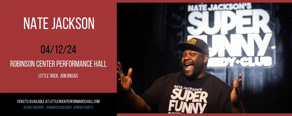 Nate Jackson at Robinson Center Performance Hall