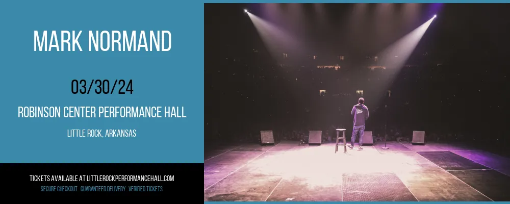 Mark Normand at Robinson Center Performance Hall