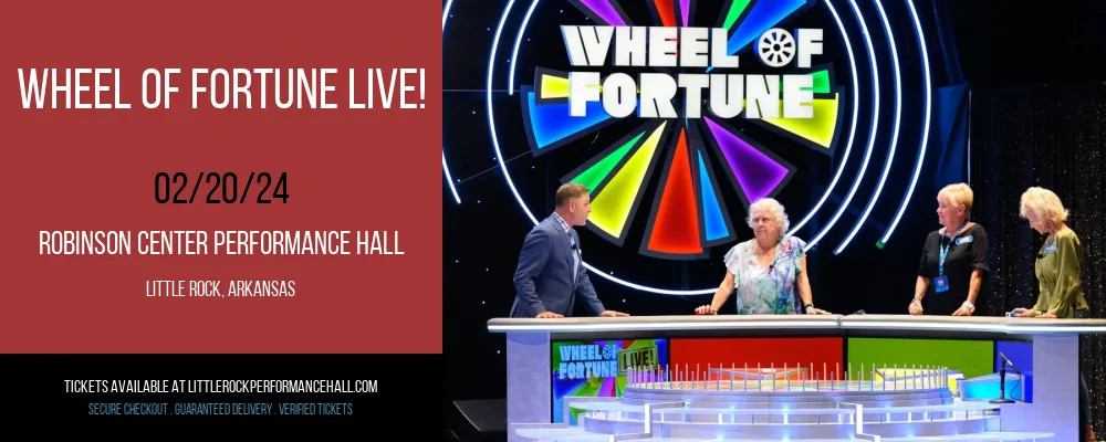 Wheel Of Fortune Live! at Robinson Center Performance Hall