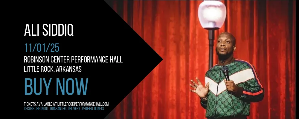 Ali Siddiq at Robinson Center Performance Hall